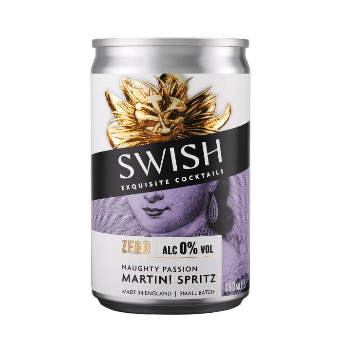 Swish Cocktails - Naughty Passion Martini Spritz, 150ml - Pack of 48 | Multiple Options