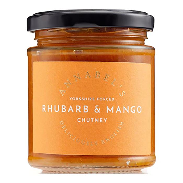 Tame & Wild - Annabel's Deliciously British Rhubarb & Mango Chutney, 210g - Pack of 6