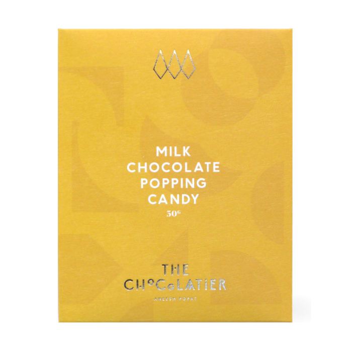 The Chocolatier - Popping Candy Milk Chocolate Bar, 50g  Pack of 15