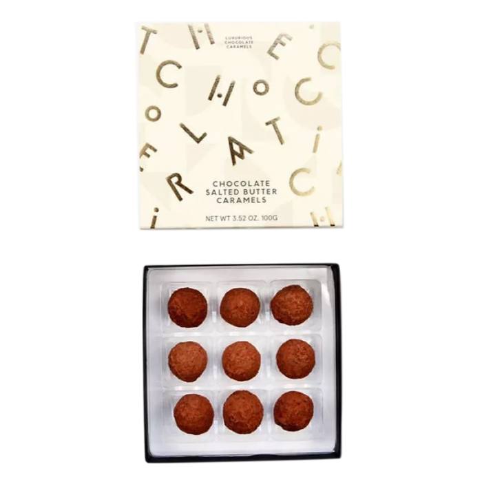 The Chocolatier - Salted Butter Caramels, 97g  Pack of 12