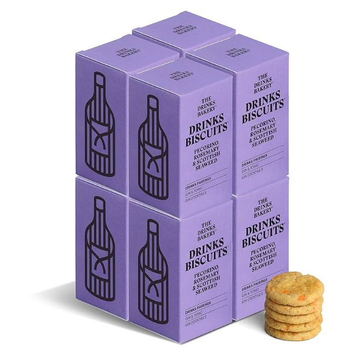 The Drinks Bakery - Pecorino, Rosemary & Seaweed, 36g  Pack of 8