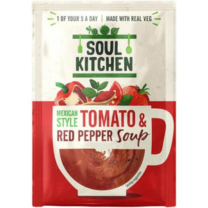 The Soul Soup Company - Soul Kitchen Mexican style Red Pepper & Tomato Soup, 25g