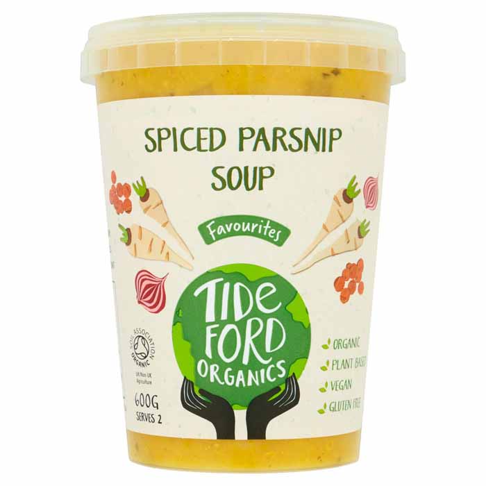 Tideford Organics - Organic Soup - Spiced Parsnip, 600g