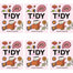 Tidy Tea - Delhi Decaffeinated Black Tea, 15 Bags  Pack of 6