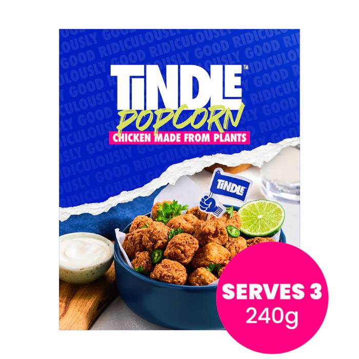 Tindle - Popcorn Plant Based Chicken, 240g