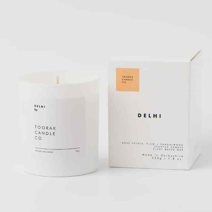 Toorak Candle Co - Delhi Natural Wax Candle, 220g