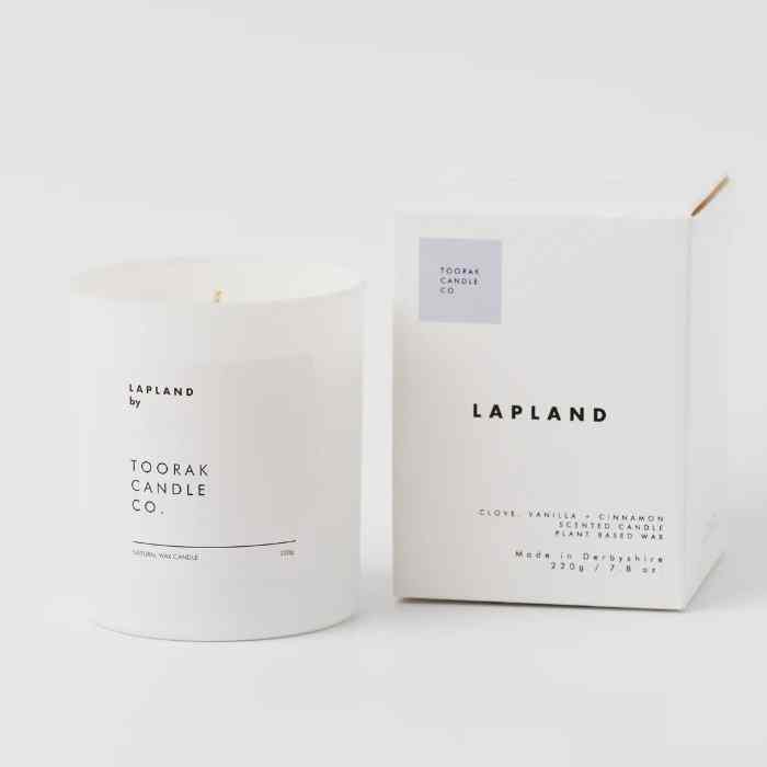 Toorak Candle Co - Lapland Natural Wax Candle, 220g