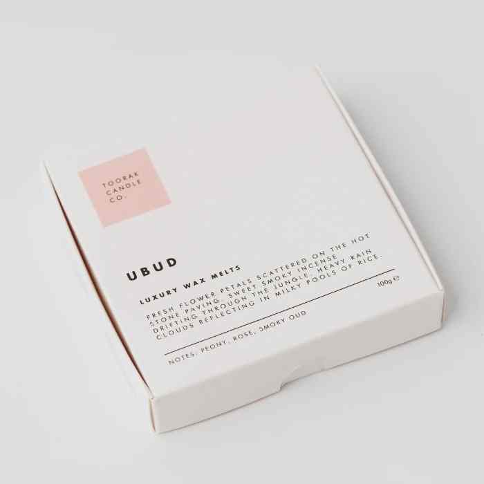 Toorak Candle Co - Ubud Natural Wax Melts, 100g