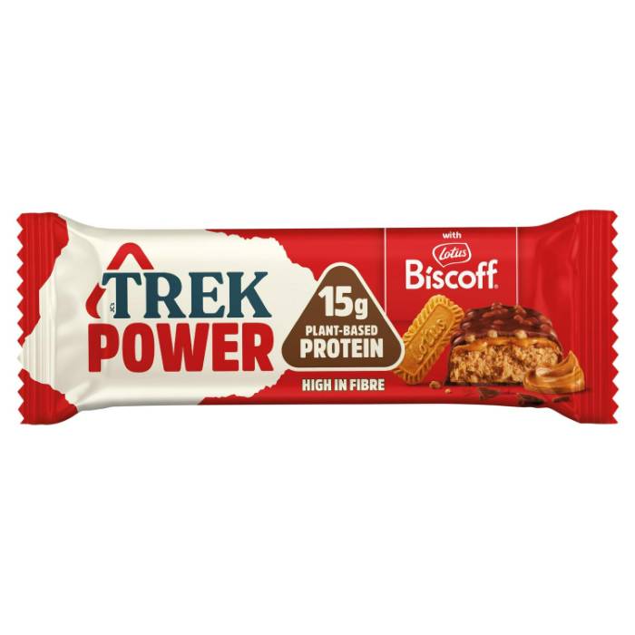 Trek - Power Biscoff Bar, 55g  Pack of 16