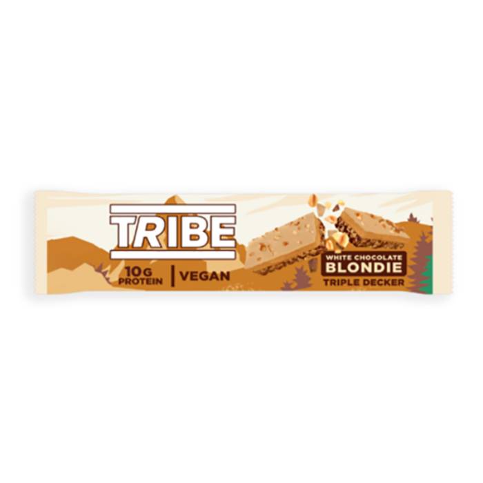 Tribe - Triple Decker White choc Blondie - Bar, 40g