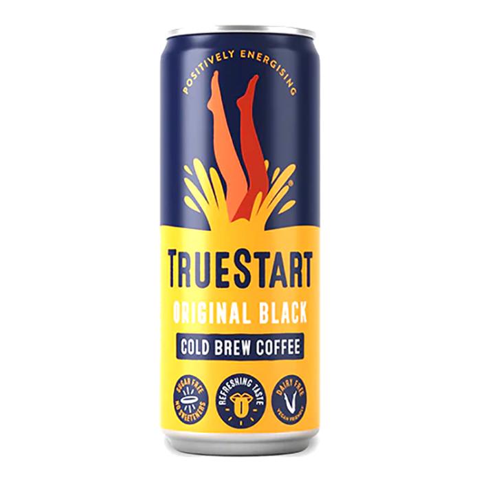 TrueStart Coffee - Original Black Cold Brew Coffee Can, 250ml - Pack of 12