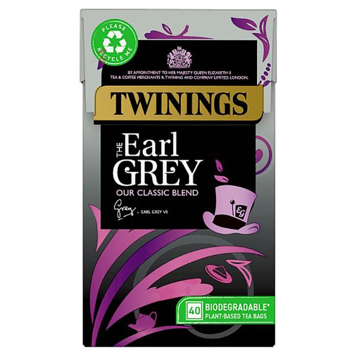 Twinings - Earl Grey Teabags, 40 Bags  Pack of 4