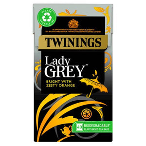 Twinings - Lady Grey Teabags, 40 Bags | Pack of 4