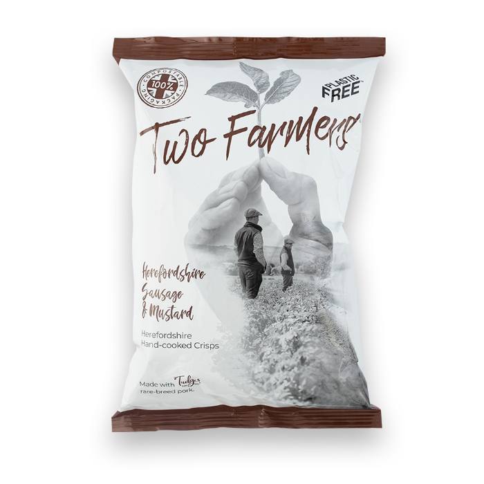 Two Farmers - Herefordshire Sausage & Mustard, 500g - Pack of 2