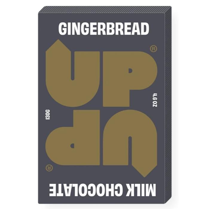 UP-UP - Milk Chocolate Bars Gingerbread Milk, 120g  Pack of 10