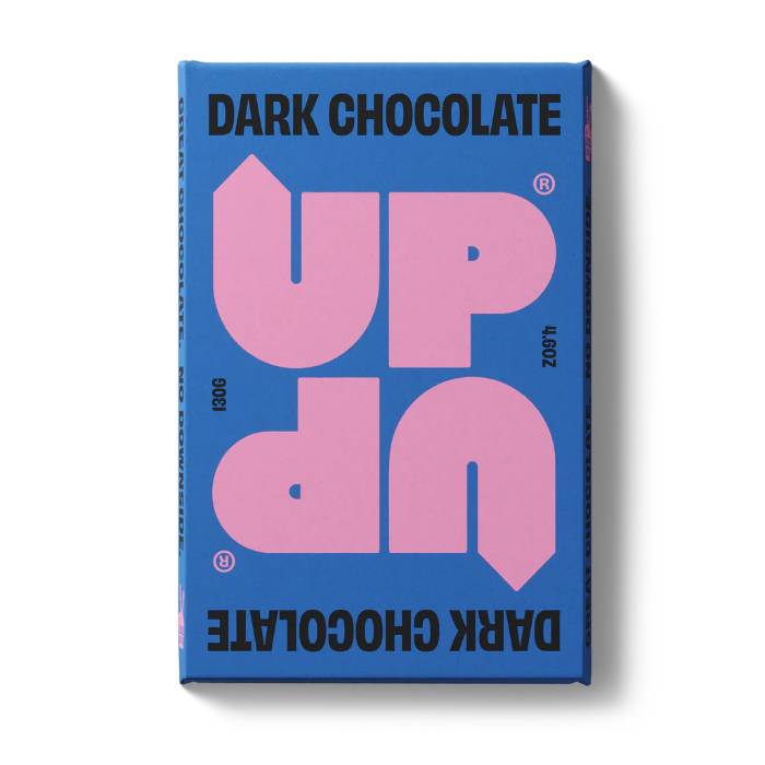 Up-Up - Chocolate Bar Original Dark, 130g  Pack of 15