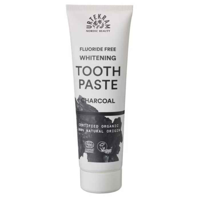 Urtekram - Organic Charcoal Toothpaste, 75ml