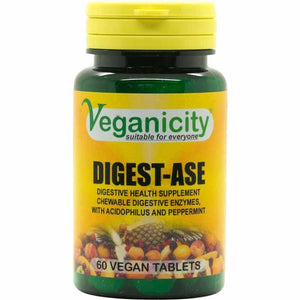 Veganicity - Digest-Ase, 60 Tabs