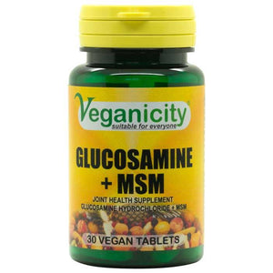 Veganicity - Glucosamine + MSM, 30 Tabs