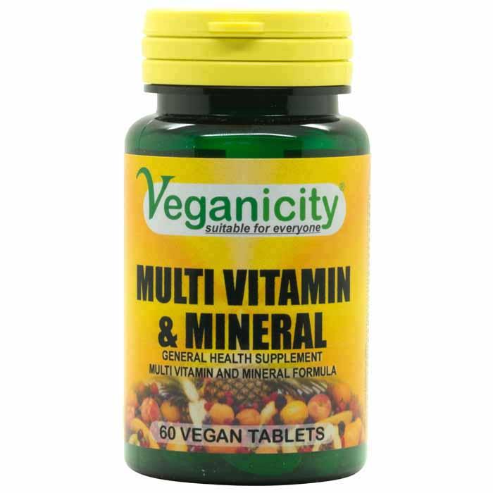 Veganicity - Multi Vitamin & Mineral, 60 Tabs