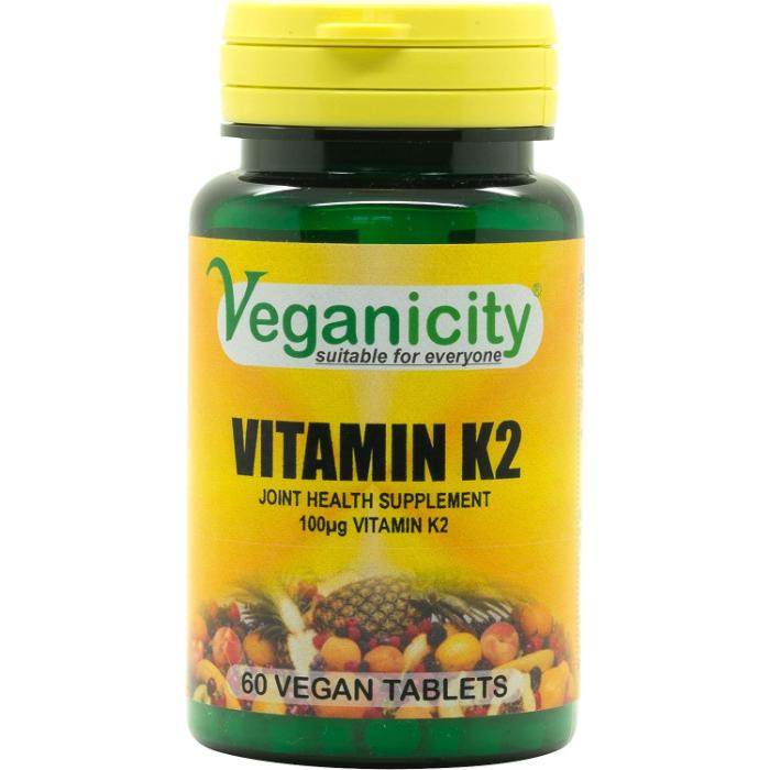 Veganicity - Vitamin K2(Mk-7)100mcg, 60 Tabs