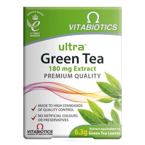 Vitabiotics - Ultra Green Tea 180mg Extract, 30 Tabs