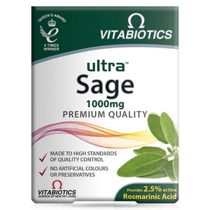 Vitabiotics - Ultra Sage, 30 Tabs