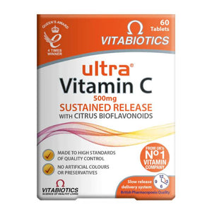Vitabiotics - Ultra Vitamin C Sustained Release & Bioflavonoid 500mg, 60 Tabs