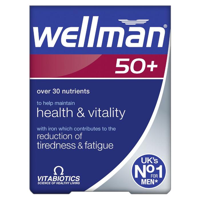 Vitabiotics - Wellman 50+, 30 Tabs