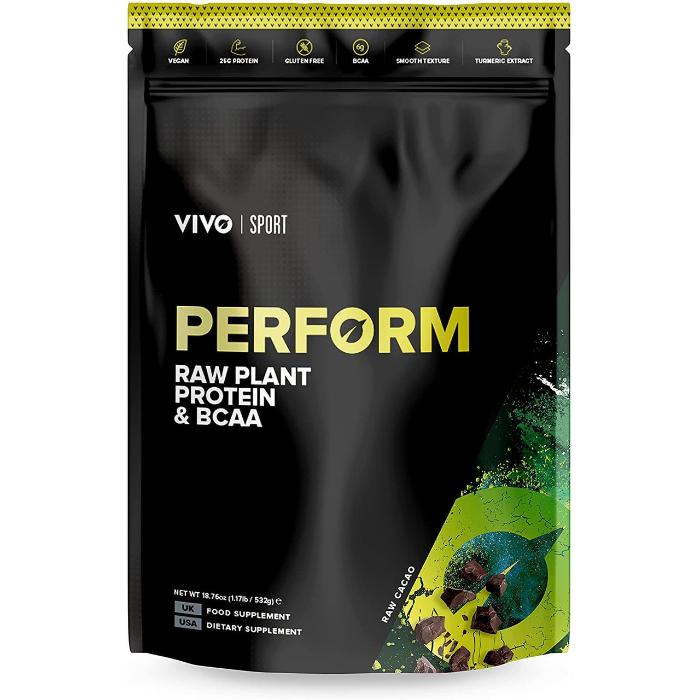 Vivolife - Perform Raw Plant Protein & BCAA Raw Cacao, 532g