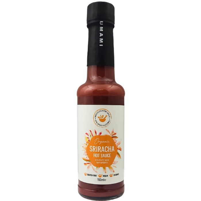 Westcountry Spice - Organic Sriracha, 150ml  Pack of 6