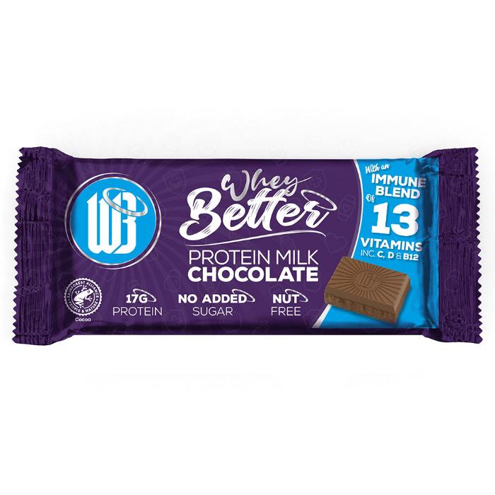 Whey Better - Protein Milk Choc Immune Blend, 75g  Pack of 12
