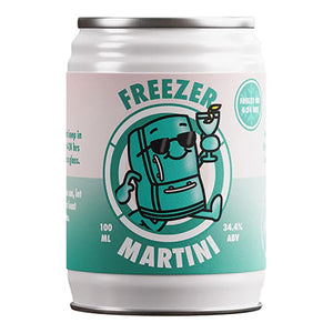 Whitebox - Freezer Martini Porter's Gin Dry Vermouth Lemon Zest, 100ml - Case of 12