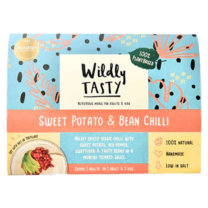 Wildly Tasty - Sweet Potato & Bean Chilli - Serves 2, 500g