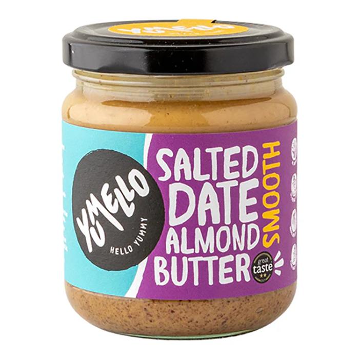 Yumello - Smooth Salted Date Almond Butter, 215g - Pack of 6