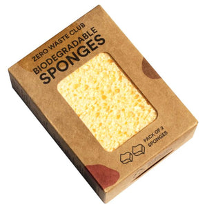 Zero Waste - ZWC Biodegradable Kitchen Sponges, 2 Pack