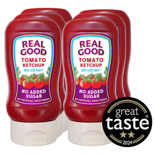 Real Good - Tomato Ketchup No Added Sugar, 310g | Pack of 6