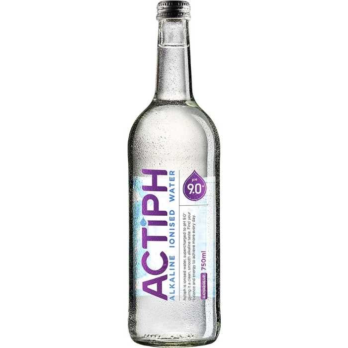 ACTIPH - Alkaline Ionised Water - Glass Bottle, 750ml