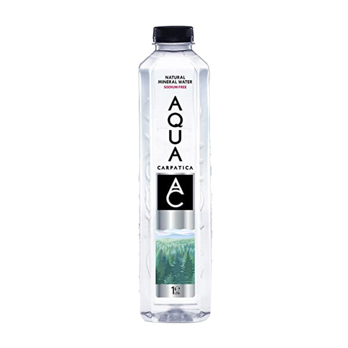 AQUA Carpatica - Still Natural Mineral Water, Low-Sodium (PET Bottle) ,1l