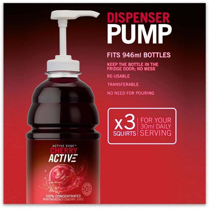 Active Edge Nutrition - Cherry Active Handpump, 1 Pump - front