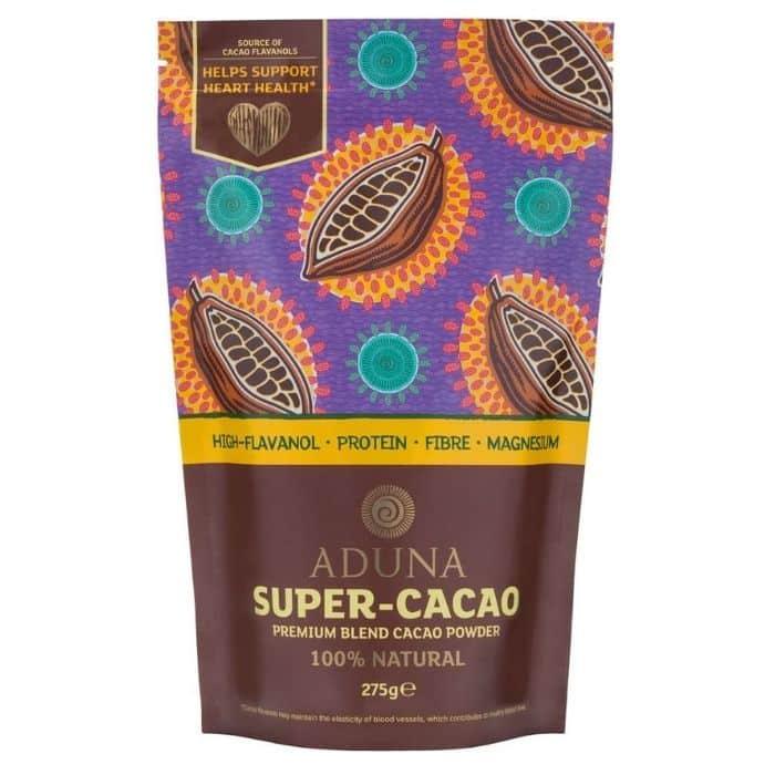 Aduna - Super-Cacao Premium Blend Powder, 275g - front