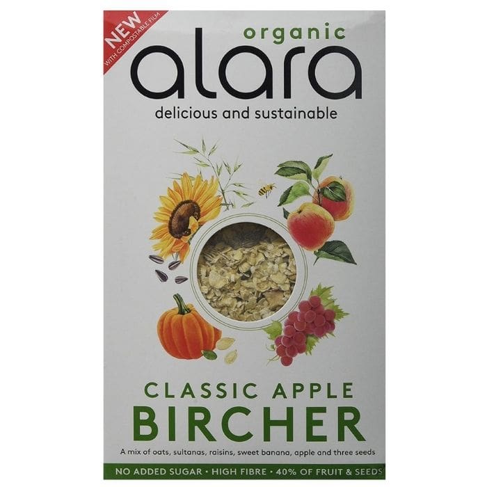 Alara - Organic Classic Apple Bircher Muesli - 450g - front