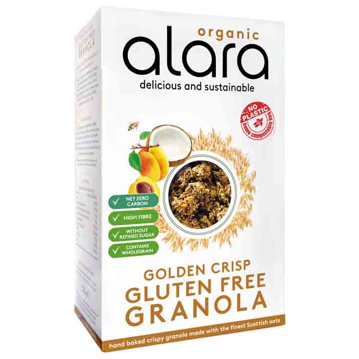Alara - Organic Gluten Free Golden Crisp Granola Comp Packagin, 325g
