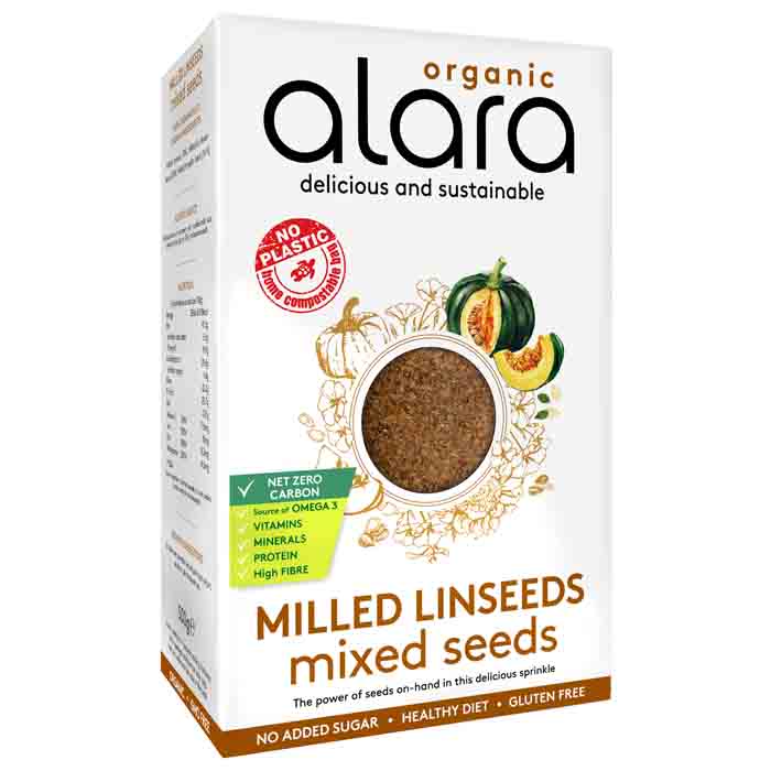Alara - Organic Mixed Milled Seeds, 500g