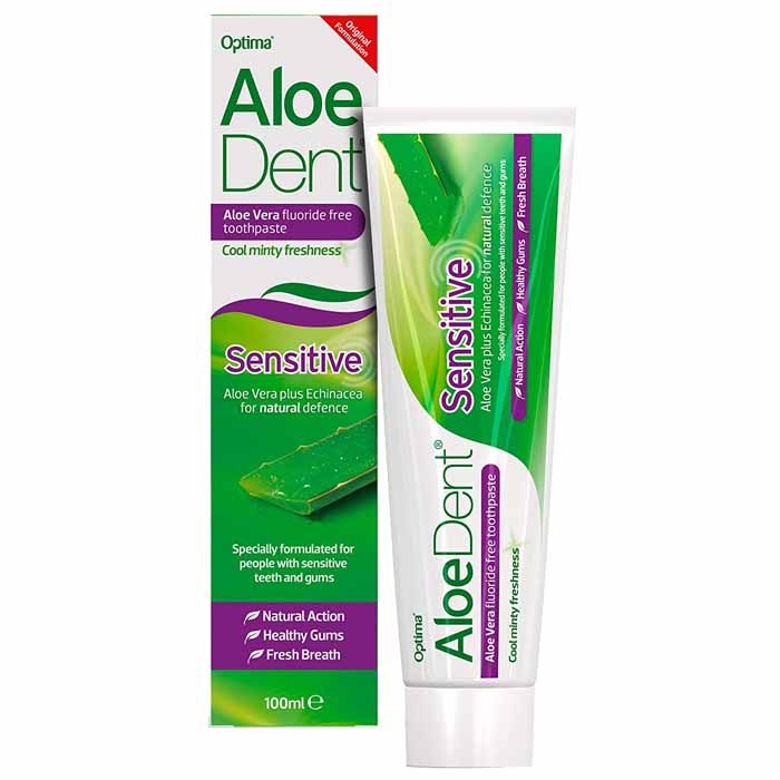 Aloe Dent - Sensitive Aloe Vera Toothpaste Fluoride-Free, 100ml