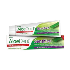 AloeDent - Sensitive Aloe Vera Toothpaste with Fluoride, 100ml