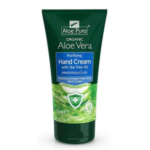 Aloe Pura - Organic Aloe Vera Purifying Hand Cream, 75ml