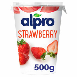 Alpro - Soya Strawberry Yoghurt Alternative, 500g