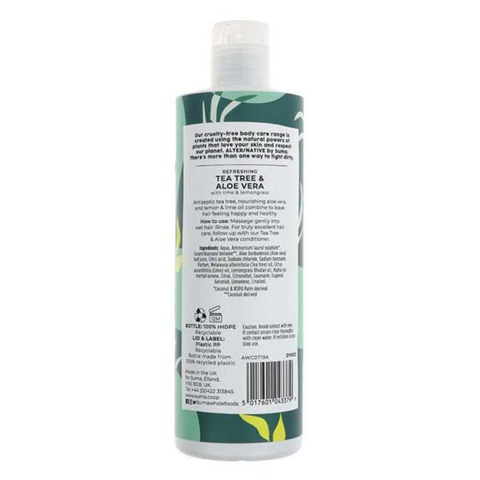 AlterNative - Shampoo - Tea Tree, 400ml - back