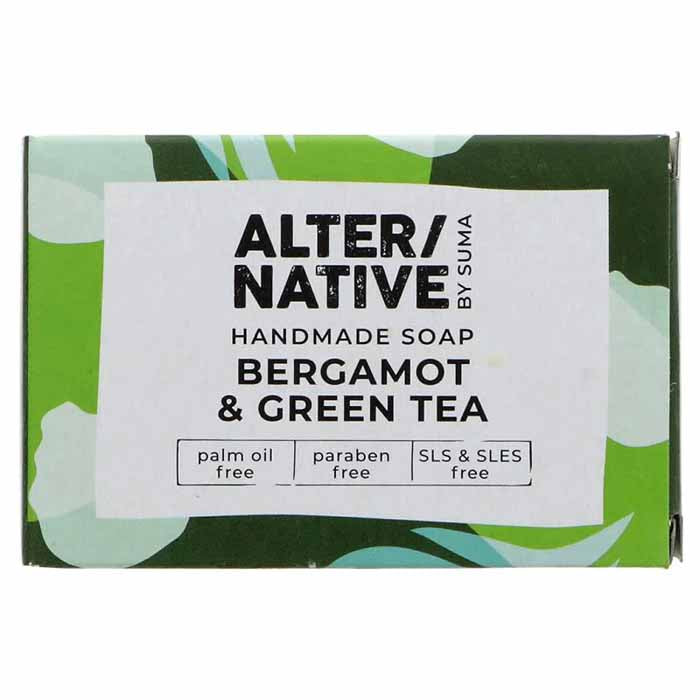AlterNative by Suma - Bergamot & Green Tea Handmade Soap, 95g  Pack of 6